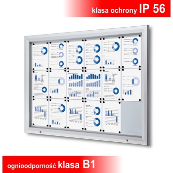 Gablota zewnętrzna ognioodporna