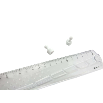 Magnesy neodymowe 12x20 mm białe