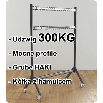 Wieszak szatniowy metalowy