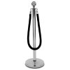 Border Pleciony czarny - klamra chrome-2089942