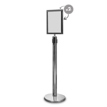 Ramka A4 na Słupek - Chrome-2089847