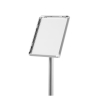 Stojak info/menu Premium srebrny - A3-2090104
