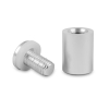 Dystans aluminiowy (srebrna satyna) - 25x19-2090200
