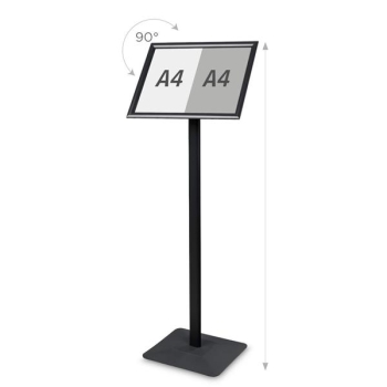 Stojak info/menu Premium czarny - A3-2090087